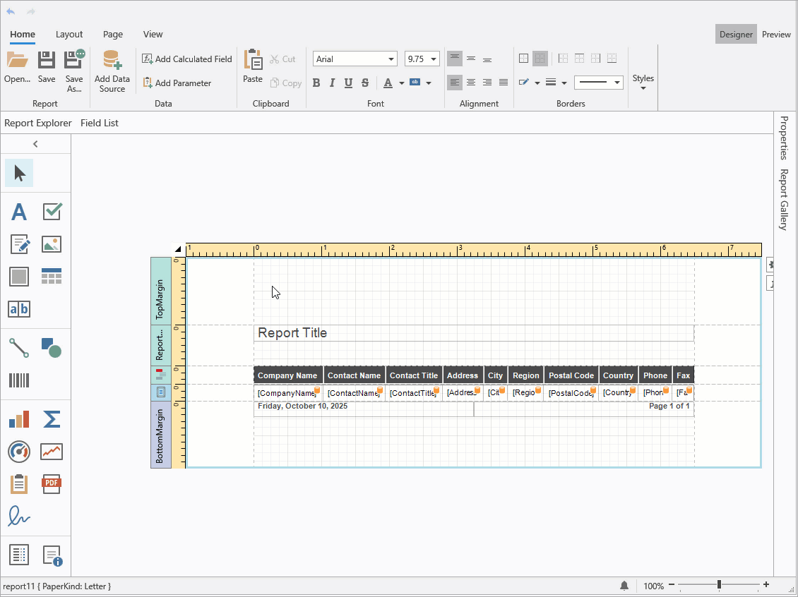 AI-powered Report Localization - WPF Report Designer, DevExpress