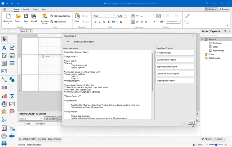 AI-powered Document Editing, DevExpress
