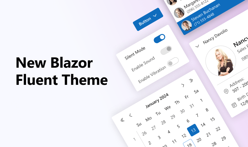 New Blazor Fluent Theme