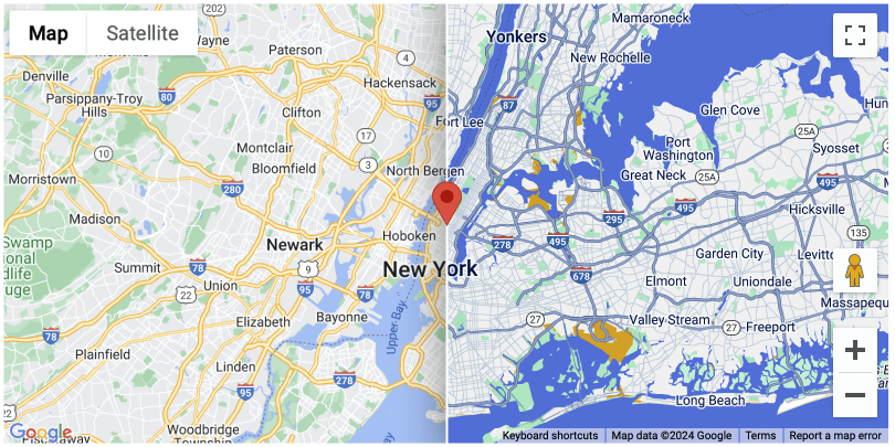DevExtreme Map supporting advanced Google markers, DevExpress