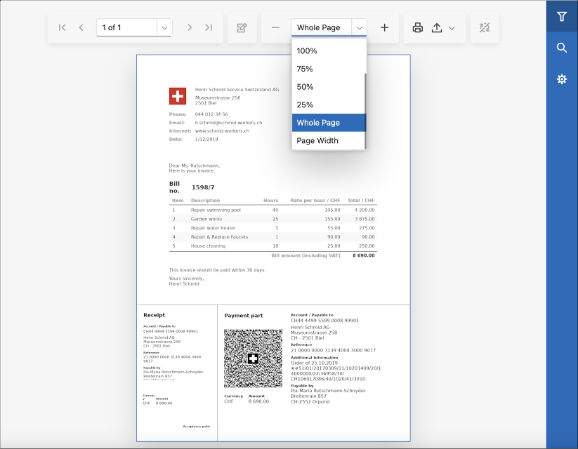 Native Report Viewer for Blazor — New Fluent Theme Support
