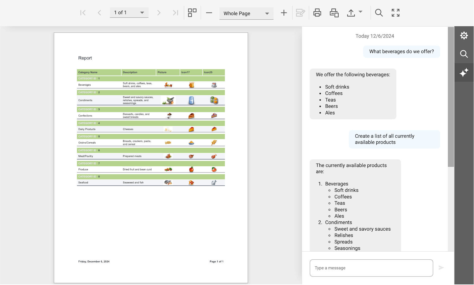 AI Assistant - Web Report Viewer, DevExpress
