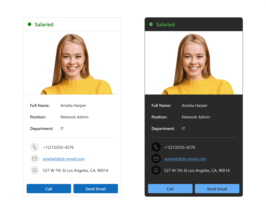 DevExtreme CardView card