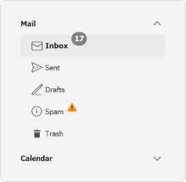 Badges and Hints in WinForms Accordion Control, DevExpress