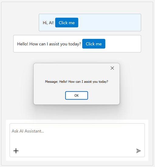 Message Templates - WinForms AI Chat Control, DevExpress