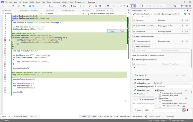 AI-powered Development with DevExpress Documentation MCP Server