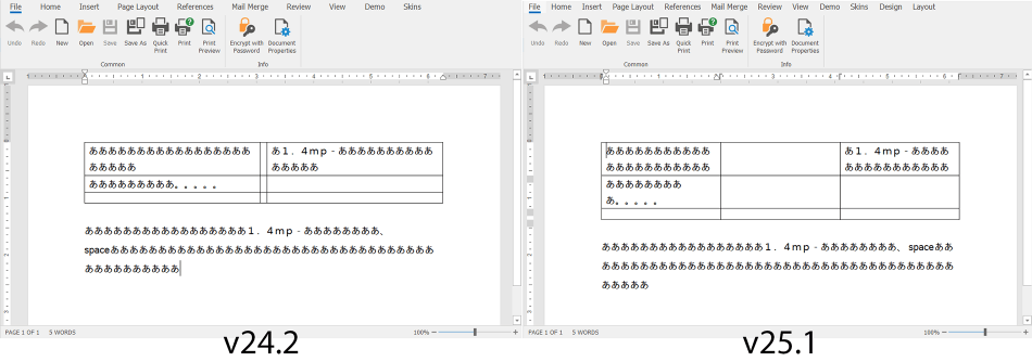 CJK (Chinese, Japanese and Korean) Text Wrapping - WinForms Rich Text Edit, DevExpress